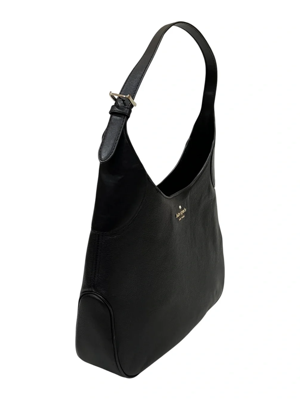 Kate Spade New York Black Pebble Leather Aster Shoulder Bag
